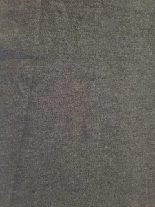 Vintage 1960s 1970s Double Knit Fabric Dark Gray remnant crafts - Picture 1 of 9