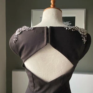 Kimchi Blue Little Black Dress with Shoulder Bead Works SMALL - Picture 1 of 11