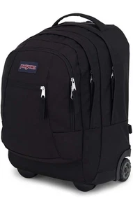 JanSport Driver 8 Rolling Backpack Travel Bag 15-Inch Laptop Sleeve Black Lining - Picture 1 of 10