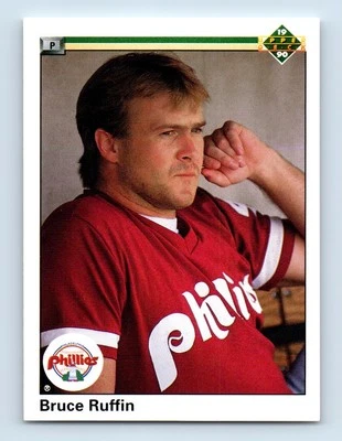 1990 Upper Deck Bruce Ruffin Philadelphia Phillies #580 - Image 1 of 2