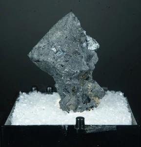 Acanthite / Imiter Mine, Morocco / Thumbnail Perky Box Mineral Specimen - Picture 1 of 4