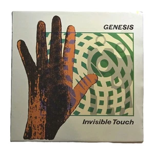 GENESIS "Invisible Touch" 1986 UK 8Tk VINYL LP w/LAND OF CONFUSION Phil Collins - Picture 1 of 6