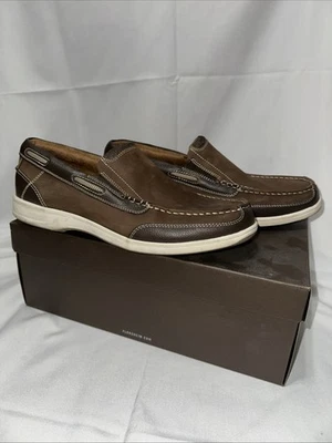 Zapatos Florsheim Marina marrón sin cordones para hombre talla 10 1/2 Foto 1 de 4