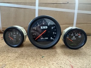 Racetech & Caerbont Gauges - Oil Water Rev Counter - Race Rally - Picture 1 of 3