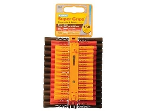 Plasplugs - Fixations Super Grips™ Murs Pleins SAP 505 Assorties (150) - Photo 1/1