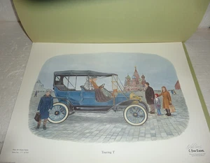 Touring T by C Don Ensor 1977 Artist signed limited Edition 23 x 17.5  157/500 - Picture 1 of 7
