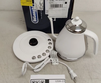 Hervidor eléctrico DeLonghi KBOE1230J-W con ajuste de temperatura, 1,0 L AC100V Foto 1 de 4