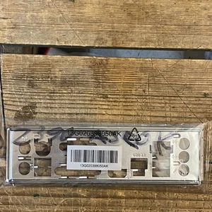 Placa posterior protectora de E/S ASRock Z390 Pro4 genuina/original 13G020398050AK - Imagen 1 de 1