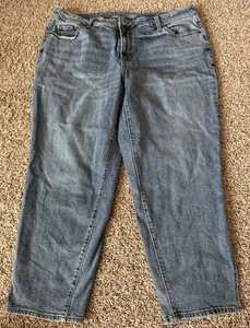 Old Navy Womens Size 20 (Measure 39X26) High Rise OG Straight Slit Ankle Jeans - Picture 1 of 8