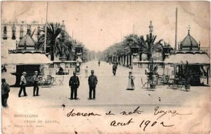 CPA Carte Postale Espagne Barcelona Paseo de Colon 1902 VM101158ok - Picture 1 of 2