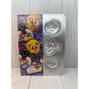Wilton Sylvester & Tweety Mini Kuchenform 6 Formen Looney Tunes #2105-8471 NEU - Bild 1 von 6