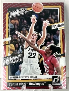 2023-24 Panini Caitlin Clark Collection Highlights #H6 Red Foil Parallel - Picture 1 of 2