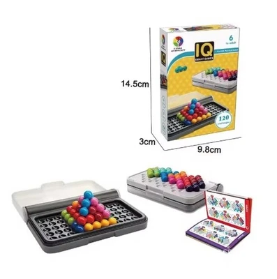 SMART GAMES 120 Herausforderungen IQ 3D-Puzzle-Brettspiel, klassische Pyramidenplatte