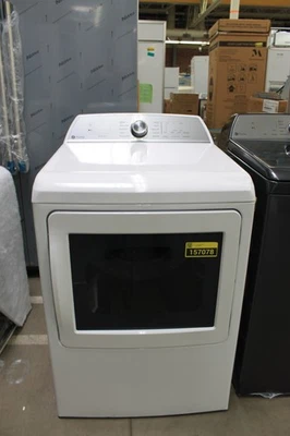 GE Profile PTD60EBSRWS 27" White Front Load Electric Dryer NOB #157078 - Image 1 of 4