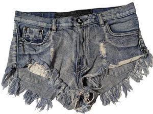 One Teaspoon Denim abgeschnittene Distressed Shorts – Damen 8/26 - Bild 1 von 15