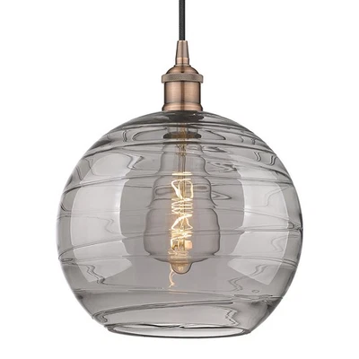 Innovations Lighting 616-1P 13 12 Athens Deco Colgante Remolino - Cobre Antiguo / Foto 1 de 4