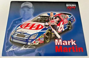 NASCAR Promo 8x10 Foto 2006 Mark Martin #6 AAA Racing Team Roush Ford - Bild 1 von 2