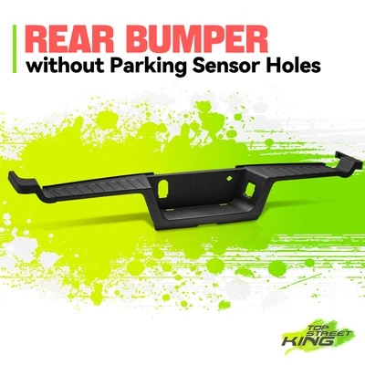 Black ABS Rear Bumper Step Pad w/o Sensor Holes for Ford F 250 F 350 SD 17-22 - Image 1 of 4