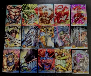 1994 ULTRA FLEER MARVEL X-MEN - LOT 32 - 4 BONUS CARDS- NM - Picture 1 of 5