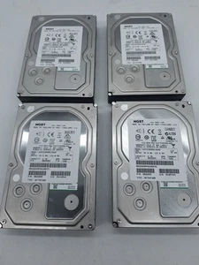 4 x LOT * HGST 4TB 3.5 7200 SAS 12Gb SERVER DRIVE HUS724040ALS640 OPEN BOX 16TB - Picture 1 of 2