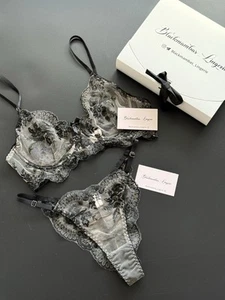 Women Sexy Lingerie Underwear Babydoll Garter Set belt Mesh lace Black - Picture 1 of 5