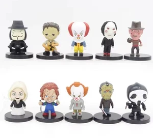 Lot Figuren Personnages Mythiques Filme Cinéma HORREUR Jason Freddy Scream - Bild 1 von 6