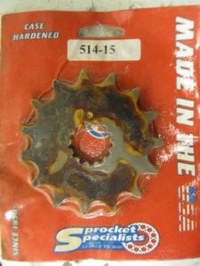 Sprocket Specialists Countershaft Sprocket 15 tooth GS GSX RG RD SR XS FZR NOS   - Picture 1 of 1