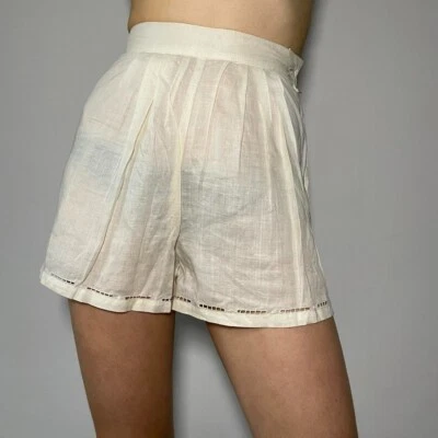 Byblos high waisted balloon shorts italy ramie women adult 90s size s - Image 1 of 4