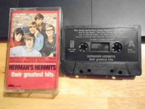 RARE OOP REMASTER Herman's Hermits CASSETTE TAPE Greatest Hits HENRY VIII I AM - Picture 1 of 2