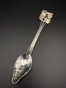 Amy Sandheim Arts and Crafts Sterling Silver Spoon 1925 Grapes Vines - Picture 1 of 11