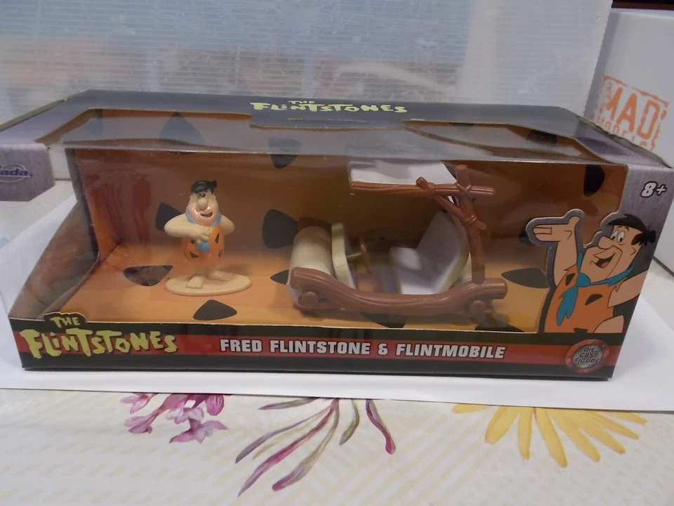 jade sc1/32 fred flintstone e flintmobile - Immagine 1 di 1