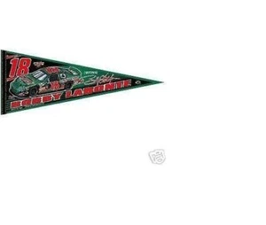 2004 LIMITED EDITION MINT 1/5000 BOBBY LABONTE INTERSTATE BATTERY NASCAR PENNANT - Picture 1 of 1