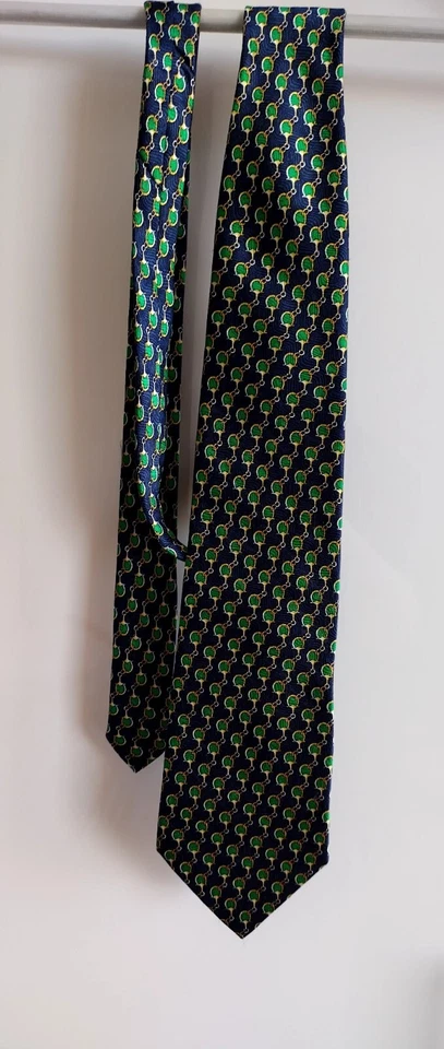 Corbata vintage de seda para hombre de "Quarto Palazzo" Italia  Foto 1 de 4