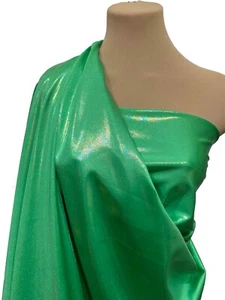 TELA MÍSTICA VERDE/ARCO IRIS. 58" VENDIDO POR MANO, COSPLAY, DISFRACES, 4 VÍAS - Imagen 1 de 4