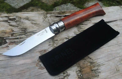 Opinel " Luxus " No. 8 Messer franz. Taschenmesser Padoukholz Virobloc 254030