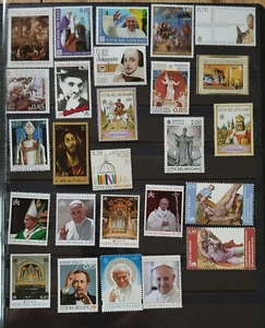 Timbres Vatican Année 2014 Complète 26 Valeurs - 5 Bf + 1 livret Neuf** MNH - Imagen 1 de 3