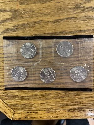 2005 D Statehood Washington Quarter Set - 5 Coins in Mint Cello - Free Shipping - Image 1 of 2