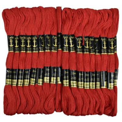 Anchor Threads Cross Stich,Long Stich Embroidery Cotton Hand Needle Craft,25 Pcs - Image 1 of 4