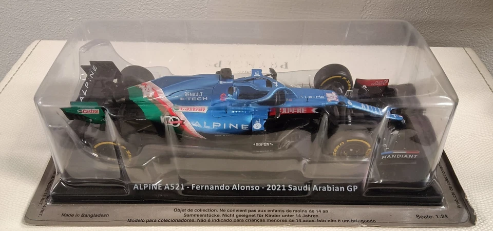 LE GRANDI F1 - ALPINE A521 Fernando ALONSO 2021 Saudi Arabian GP - Immagine 1 di 1
