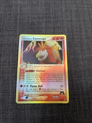 Team Magma's Camerupt 19/95 Reverse Holo LP Team Magma Team Aqua Pokemon Cards - Image 1 of 3