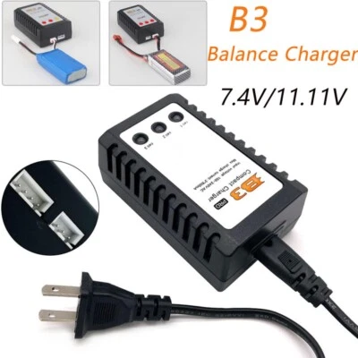 Cargador de batería B3 para batería portátil de polímero de litio LIPO 2s-3s 7.4v 11.1v Foto 1 de 4
