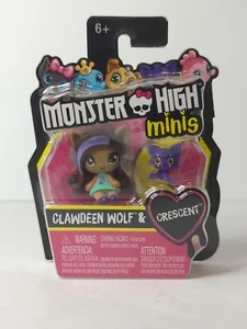 Minis Monster High con mascotas ~ Clawdeen Wolf y Media Luna - Imagen 1 de 3