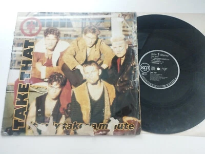 TAKE THAT It Only Takes A Minute RCA 1992 German Press Maxi LP Vinyl 12" G-/G+ - Bild 1 von 4