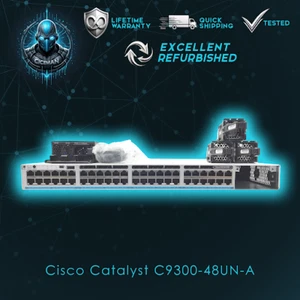 Cisco C9300-48UN-A 48-port Switch 48-port 5G copper Network Advantage - Picture 1 of 1