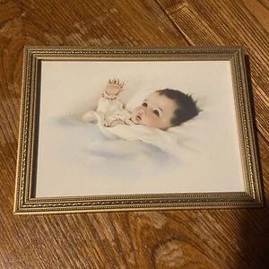 Vintage Bessie Pease Gutmann Framed Art Print Awakening Childrens Nursery Art - Picture 1 of 24
