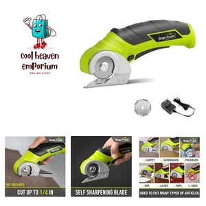 Cordless Electric Scissors, 4V Electric Mini Cutter, Carpet and Cardboard Cut... - Picture 1 of 10