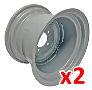 Set of 2; 12 x 8.5 Steel Wheel (5 on 4.5) Garden Tractor Pulling, Zero-Turn Rim - Picture 1 of 2
