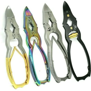 Thick Toe Nail Clippers Cutters Cantilevers Chiropody Heavy Duty Fungus Ingrown - Picture 1 of 11