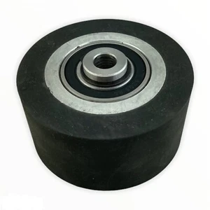 4" Smooth Rubber Contact Wheel For Belt Grinder Dynamic Balance - Picture 1 of 6