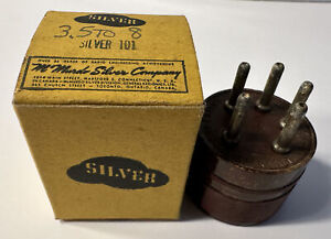 McMurdo Silver 101 Inductor Plug In Coil with Original Box Vintage Authentic